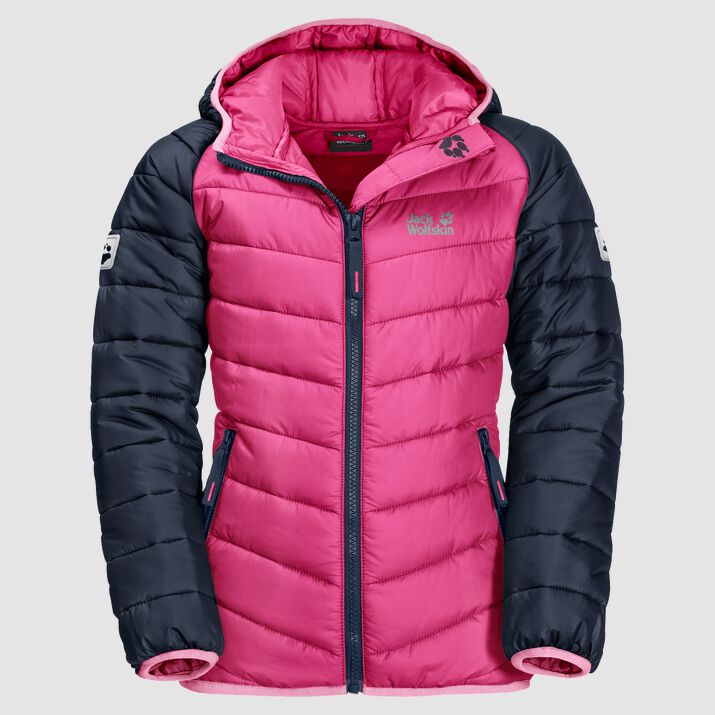 Chamarra Acolchada Jack Wolfskin Zenon Niños Rosas Mexico-3952116